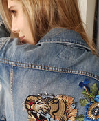 GJD - (SHREDDED DENIM JACKET)