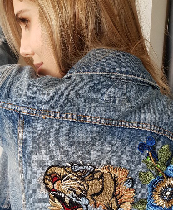 GJD - (SHREDDED DENIM JACKET)