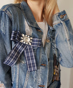 GJD - (SHREDDED DENIM JACKET)