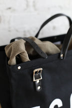 GJES CANVAS WEEKENDER BLACK-WHITE $175.00