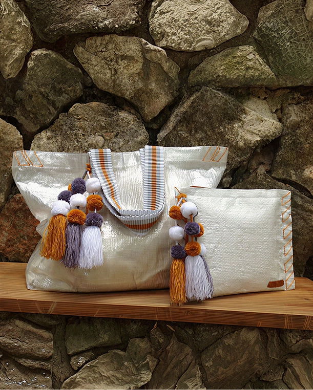 DD201T-PP (WHITE) LINED POUCH
