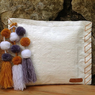 DD201T-PP (WHITE) LINED POUCH