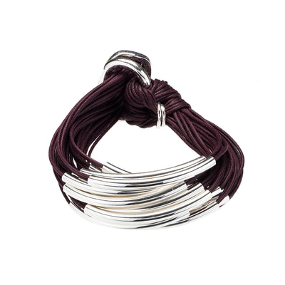 RB2S - BURGUNDY SILVER