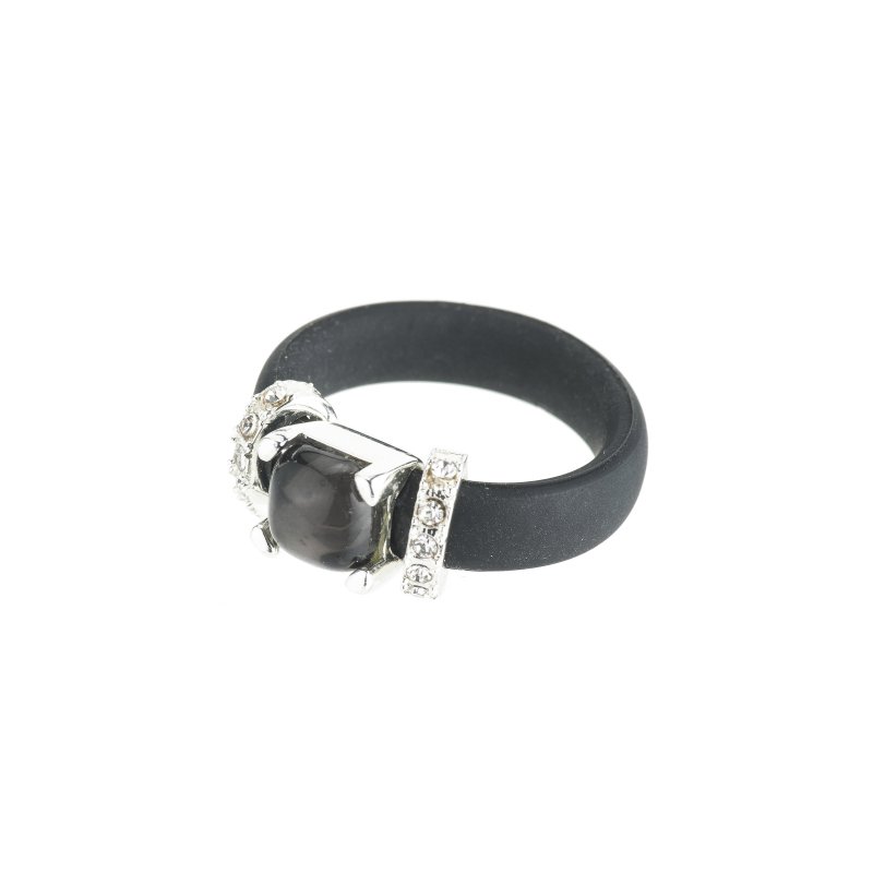 GJJR3S Black Silicone Ring | Buy Gillian Julius Jewelry