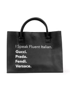 GJFT BLACK TOTE $85.00