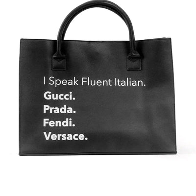 GJFT BLACK TOTE $85.00