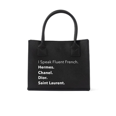 GJITS BLACK TOTE $45.00 MINI