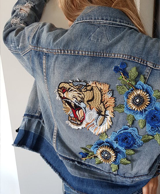 GJD - (SHREDDED DENIM JACKET)