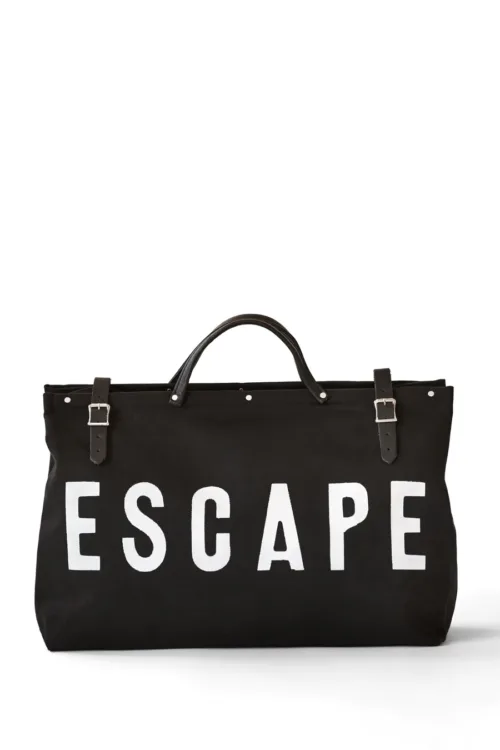 GJES CANVAS WEEKENDER BLACK -WHITE $175.00